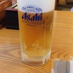 まつや - 生ビール・￥480（税抜）