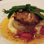 ラ ヴィオレッタ - 白子のソテー　焦がしバターとフレッシュトマトソース