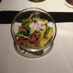 鉄板 松阪屋 - 季節野菜のサラダ
