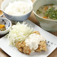 宮崎 豚汁とチキン南蛮定食