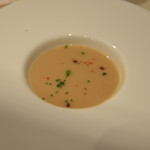 レストラン 月波楼 - 唐津産栗の濃厚スープ