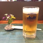 居酒屋 旬花 - 生中 500yen('16.09)