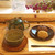 カフェ オレンジゲイト - 料理写真:十勝小豆おはぎと煎茶のセット