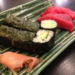 海鮮料理 吾作どん  - H.28.10.11.夜 にぎり まぐろ・細巻 きゅうり