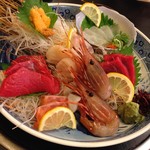 海鮮料理 吾作どん  - H.28.10.11.夜 お造り盛り合わせ