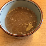 手打そば処　鼎 - 出汁割り蕎麦湯
