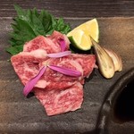 Oumi Shokudou - 近江牛刺身　1,300円