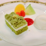 Koyu Club Karuizawa Salon - 抹茶をまとったモンブラン　栗のエトフェー