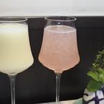 レストランRyu - ラフランスと薔薇のカクテル