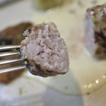 レストランRyu - クネルの断面