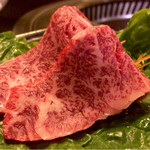 京松蘭 - ハラミの刺身