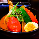 スープカリー 奥芝商店  駅前創成寺 - トマトをトッピングしました！