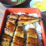 魚信 - 鰻重と肝吸い