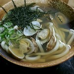 えきめんや - 【2016年10月】リニューアル一周年記念：たっぷり海苔アサリうどん