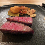 グリルグリーン - 大和牛A5のうちひら。ステーキ100g3300円+税サ料