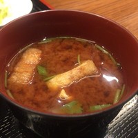 加藤牛肉店シブツウ - 味噌汁
