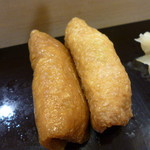 鮨辰巳 - お稲荷さん　３つ頂いちゃいました