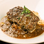 Domestic Wagyu beef cheek stew in red wine