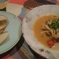 たくあん・牡丹亭 - キノコのバター炒め