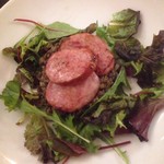 La Boutique des vins - ソーセージとレンズ豆のサラダ