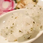 ラ スフォリーナ - メニューピッコロ<平日限定> 1400円 のフレッシュハーブのシャーベット