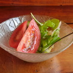 柿の木 - ランチのサラダ