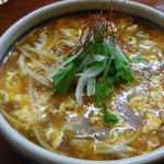 知味笑龍 深澤ラーメン - ゴマ高菜の秋のスーラータンメン