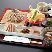 天婦羅かもそば御膳