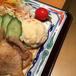 ヤマニ - 生姜焼き定食のポテサラ