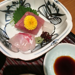 ヤマニ - 竹定食のお刺身
