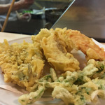 Tempura tei - 天ぷら定食(10品)桜 820円