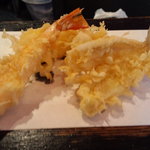 天すけ - エビ天、キス天、烏賊天です