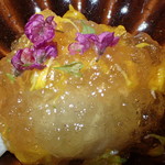 肥後橋 やま本 - 餡の下に渡り蟹が・・・