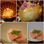 肥後橋 やま本 - さき付け・マグロとろの鮨