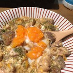 和酒和食の坂 - 肝入り山椒親子丼ランチ1,000円