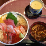 魚がし料理嘉鮮 - 嘉鮮丼(1480円)