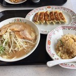 餃子の王将 - 王将ラーメンセット(980円)