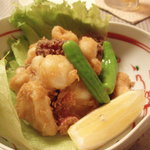 瓢楽 - 活たこ唐揚げ