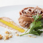 (La Fabbrica Della Pasta) Quel - 蝦夷鹿を詰めた栗粉のカネロニ