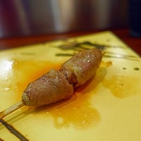 名古屋コーチン 堀江 - 心臓　240円
                この形で焼かれるの初めて！