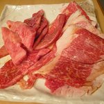 焼肉　世界王者 - タレの皿。