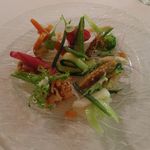 レストラン・マッカリーナ - 真狩村周辺で収穫された新鮮野菜などの盛り合わせ