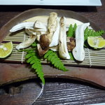 旅舎右馬允 - 松茸だけも食べきれない程出て来ます。