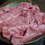 旅舎右馬允 - すき焼き用の信州和牛