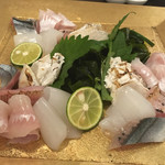 美酒美肴 はまゐ - 刺身盛り合わせ