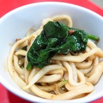 京华小吃 - 炸醤麺（混ぜたあと）