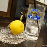 灯家 - 2016年8月　チューハイ生レモン【450円】たまにはこんなんも。