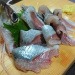 食事処めぐみ - いわし刺身