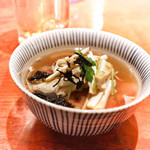 よろにく - シルクロース、松茸茶漬け