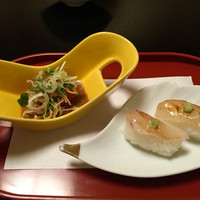 月亭 町田店 - 桜鯛握りとお造り